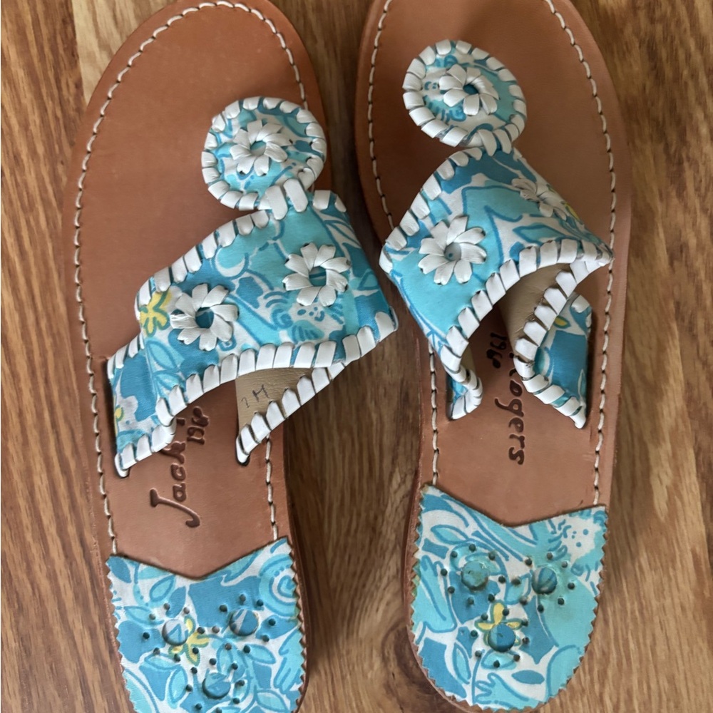 Jack Rogers Lilly Pulitzer Pattern Women's Sandals